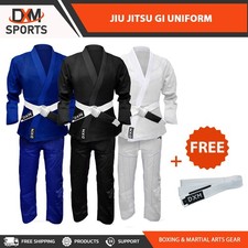 DXM SPORTS BJJ Jiu Jitsu Gi Brazilian Jiu Jitsu Shoyoroll Cut MMA Uniform Adult picture