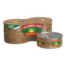 New Genova Premium Yellowfin Tuna in Olive Oil 4 - 5 oz cans - Best Price 1 day. picture