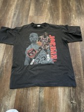 Vintage 90s Chicago Bulls Michael Jordan T-Shirt SALEM SPORTSWEAR sz XL  picture