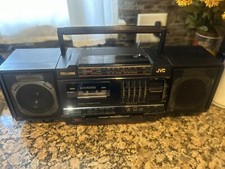 VTG JVC Cassette Tape Boombox Ghetto Blaster Radio Component System Stereo VIDEO picture