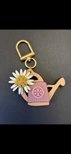 Tory Burch GARDEN PAIL KEY RING Bag Charm Great Gift Pre Loved picture