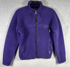 Vtg Patagonia Purple Deep Pile Retro Fleece 90s USA Made 25511 Men's Size Small picture