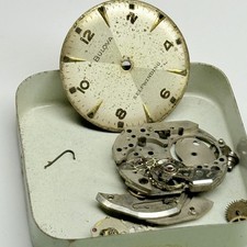 Vintage 1950s Bulova Self Wind Automatic Mens Watch Swiss Mechanical Parts Repai picture