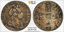 1723 Great Britain SSC George I South Sea Company Silver Shilling PCGS VF35 picture