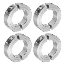 4pcs Double Split Shaft Collar 1-5/8 ID Clamping 2-5/8 OD Stainless Steel# picture
