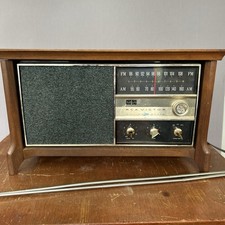 Vintage 1960's RCA VICTOR RHC41W Walnut Solid State Radio  Works  17
