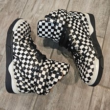 Givenchy Tyson High Top Sneakers Womens Size 37 US 6.5 Checkered Leather Bold picture