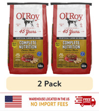 (2 pack) Ol' Roy Complete Nutrition Chicken Flavor Dry Dog Food, 46 lb Bag picture