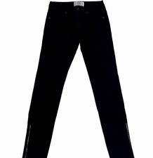 Sixth June Black Jeans Size 30 W/ Button Fly, Zip Ankle, M1817HDE NWOT picture