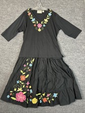 Vintage Tantrums Womens Skirt And Top Set Sz XL/XXL Floral Boho Hippie Artsy picture