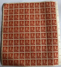 US Scott 1030 1/2c. Benjamin Franklin FULL SHEET  MNH 1958 picture