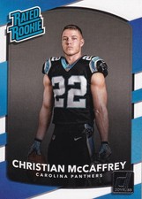 Christian McCaffrey Panini 2017 Donruss Rated Rookie #318 Panthers picture