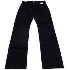 NWT J.Crew 1040 Straight Japanese Kaihara Black Denim Jeans Mens W32 L32 picture