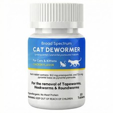 Dewormer for Cat and Kittens, Broad Spectrum Praziquantel & Pyrantel Pamoate ... picture