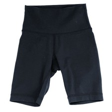 Wmns LULULEMON Black Wunder Train High Rise Athletic Stretch Bike Shorts Sz 4 picture