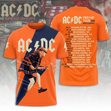 AC/DC World Tour 2026 3D Apparel Tshirt picture