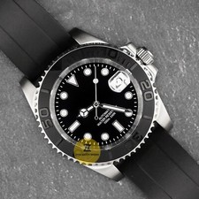 Custom Made 40mm Black Custom Strap YM Style Watch NH35 Movement picture