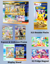 [US SELLER] Pokemon Chinese 30th Espeon Umbreon ex Display Gift Box PRE-ORDER picture
