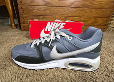 Nike Air Max Command Men's Low Top Cushioned Lace-Up Sneakers Gray/Black/White picture