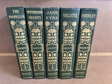 Haworth Edition Bronte 5 Volume Set Ca.1899 Jane Eyre Wuthering Heights Harper’s picture