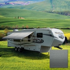 RV Awning Fabric 12-22 Feet Width Camper Vinyl Awning Replacement Shade 8'(96