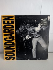 SOUNDGARDEN - Louder Than Love GREEN Vinyl LP (1989 US Promo /250 Gold Stamp) NM picture