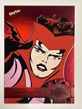 2021 Skybox Marvel Precious Metal Gems Red Scarlet Witch Color Match /100 #172 picture