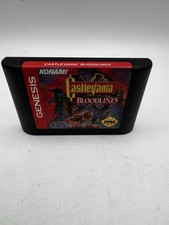 Castlevania Bloodlines Sega Genesis 1994 Konami Tested Excellent Authentic Game picture