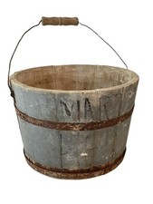 Antique Bail Handle Painted Bucket picture