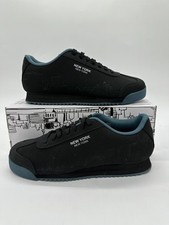 Puma Roma NYC New York Skyline Men's Size 11.5 Black Athletic Shoes 400841 01 picture