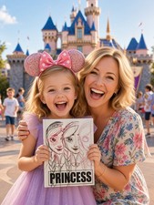 Walt Disney World - Princess Sketchbook Hardcover Illustrated (Limited Edition) picture
