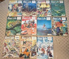 Vintage Boys' Life Magazine Lot – 1956 Missing May - Boy Scouts BSA Scouting picture