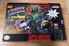 Captain America & The Avengers Super Nintendo SNES CIB Complete Near Mint picture