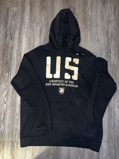 Nike Army Black Knights 3rd Infantry Division Large US Sweatshirt Fleece picture