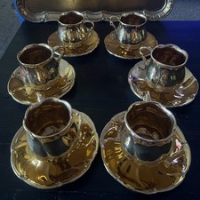vintage saucer or small plate And Teacup made by Royal Winton Grimwades Set Of 6 picture