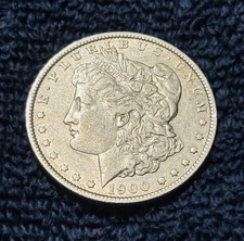 1900-O Morgan Silver Dollar AU; Turn of the century beauty from New Orleans 🐊 picture