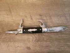 Vtg Imperial Province Kamp King Folding Pocket Tool Knife Made In USA 1945-1955 picture