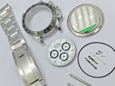 DIY 40mm Stainless Steel watch kit For 4131 7750 4130 Aftersales accessories W-D picture