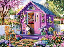 300 Piece Puzzles for Adults Garden 300 Piece Puzzles for Kids Ages 8-10 10-12 J picture