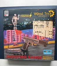 Wood Trick Shooting Range Mechanical 3D Wooden Puzzle BRAND NEW picture
