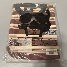 G59 Records Suicideboys Medary Striped Shirt Sz XL ORANGE Brand New In Plastic picture