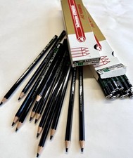 Vtg Lot of 2 Box Schwan STABILO Pencils 8046 Black, 2 dozen - New picture