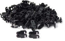 ☀️AUTHENTIC LEGO New Black Technic Link Chain Link 100x Pieces tank track tread picture