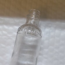 Vintage Sodiphene Clear Glass Bottle 