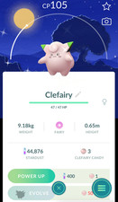 Pokémon Shiny Clefairy Dance Under the Moon Moonlight Background picture