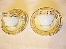 Vintage George Jones & Sons Crescent china Gilt ware 15 pieces picture
