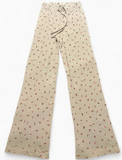 SKIMS Soft Lounge Sleep Pant Cherry Blossom Pink Cherry Print Rib Pajama XS EUC picture