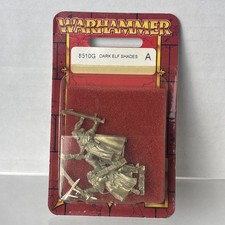 GW WHF Dark Elves Metal Dark Elf Shades Blister Old World Fantasy OOP Vintage picture