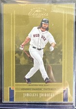 2005 Donruss Classics - Johnny Damon #4 Gold Timeless Tributes /50 picture
