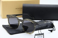 NEW MONUMENTAL BY KAREN WALKER WILDE 1821904 BLACK AUTHENTIC SUNGLASSES 48-21 picture